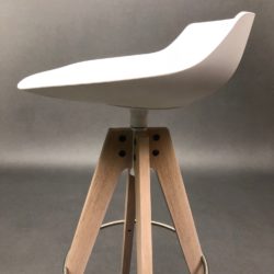 Tabouret Flow Stool bois Jean-Marie Massaud MDF Italia