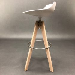 Tabouret Flow Stool bois Jean-Marie Massaud MDF Italia