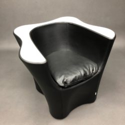 Fauteuil Felicerosa cuir Karim Rashid pour Felice Rossi