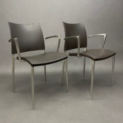 Lot de 2 fauteuils Sand Cuir Dondoli e Pocci Desalto