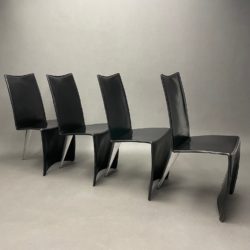 Lot de 4 chaises Ed Archer Philippe Starck Driade