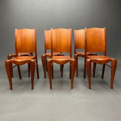 Lot de 6 Chaises Placide of the Wood Philippe Starck Driade