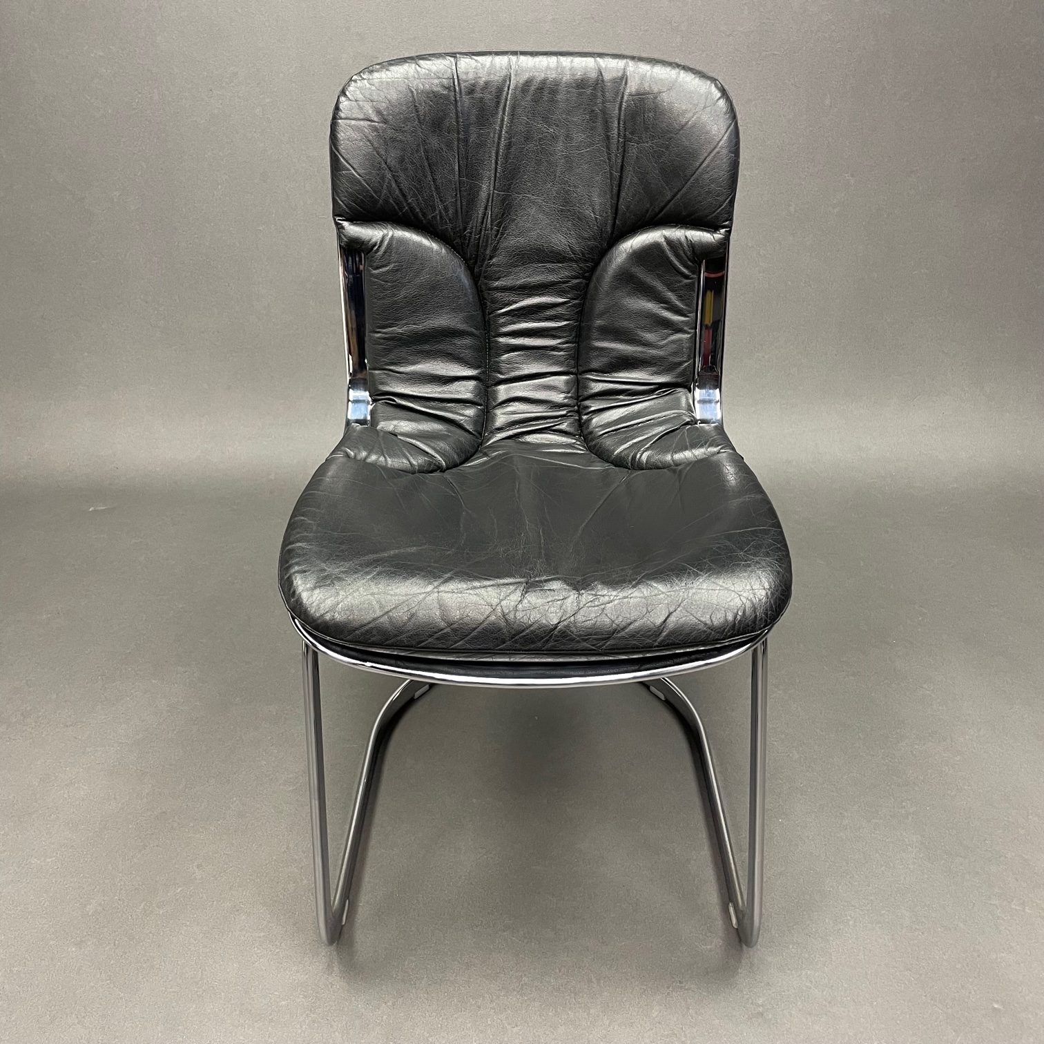 Lot de 6 Chaises Willy Rizzo Cidue Lot de 6 Chaises Willy Rizzo Cidue