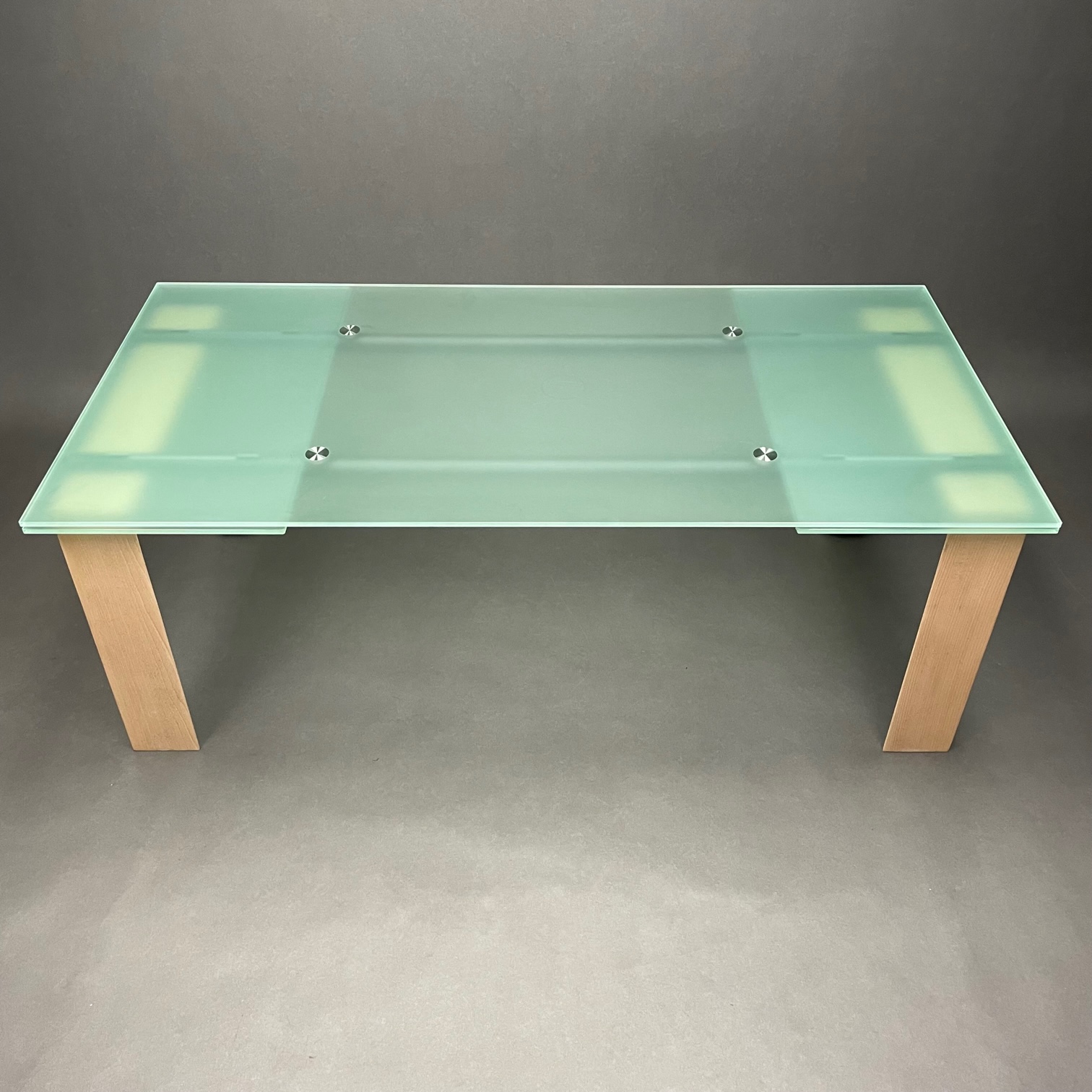 Table Stilt verre dépoli Decoma Design Desalto Table Stilt verre dépoli Decoma Design Desalto