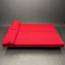 Canapé lit rouge Sliding Pietro Arosio Tacchini