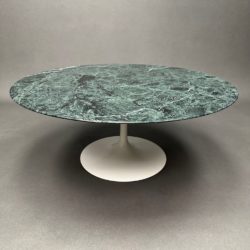 Table Basse Tulipe Ø91 marbre Verde Alpi Eero Saarinen Knoll