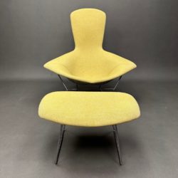 Ensemble Fauteuil et Pouf Bird Harry Bertoia Knoll