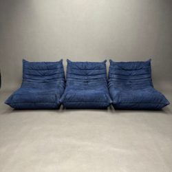 Ensemble de 3 chauffeuses Togo Michel Ducaroy Ligne Roset