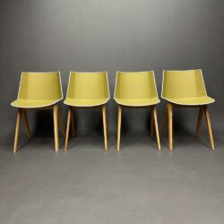 Lot de 4 chaises Aïku chair Jean-Marie Massaud MDF Italia