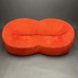 Canapé Pumpkin 2 places tissus alcantara pierre Paulin Ligne Roset